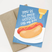 Load image into Gallery viewer, Only Hotdog For Me Card
