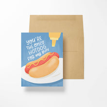 Load image into Gallery viewer, Only Hotdog For Me Card
