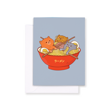 Load image into Gallery viewer, Ramen &amp; Cats Notecards
