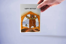 Load image into Gallery viewer, Camping Tent Bear - Funny Birthday Card

