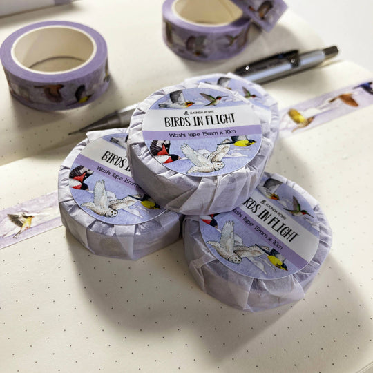 Birds In Flight Washi Tape