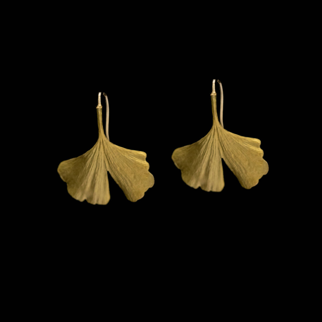 Ginkgo Wire Earrings