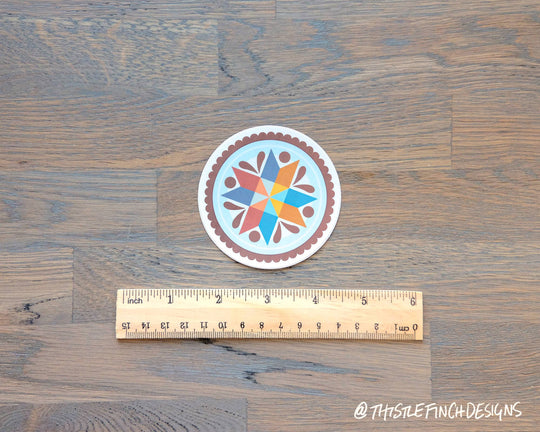 PA Dutch Hex Sign Vinyl Sticker