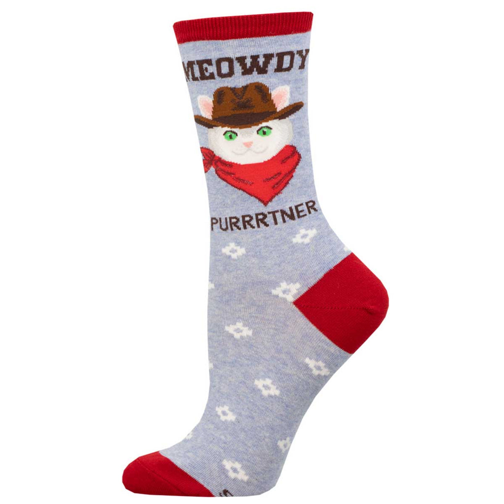 Meowdy Purrrtner Women's Socks