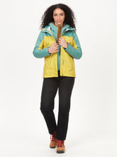 Load image into Gallery viewer, Women&#39;s PreCip® Eco Jacket - Limelight/Blue Agave
