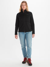 Load image into Gallery viewer, Women&#39;s Drop Line Fleece Jacket - Black
