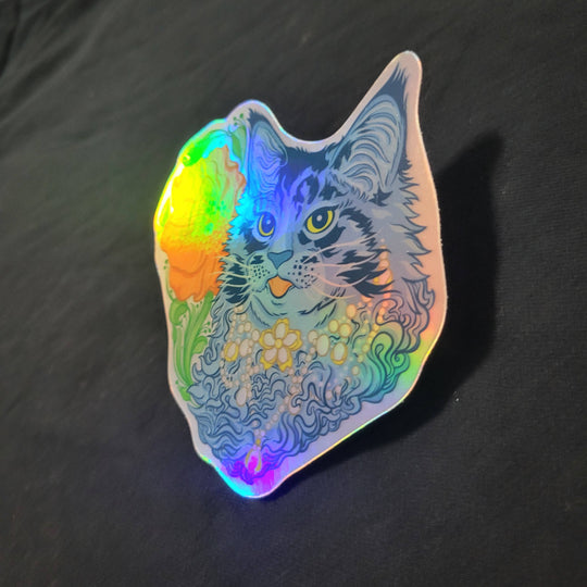 *Sticker: Crown Jeweller 4" holographic vinyl