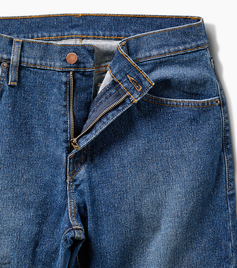 HWY 128 Straight Fit Denim Jeans - Medium Classic
