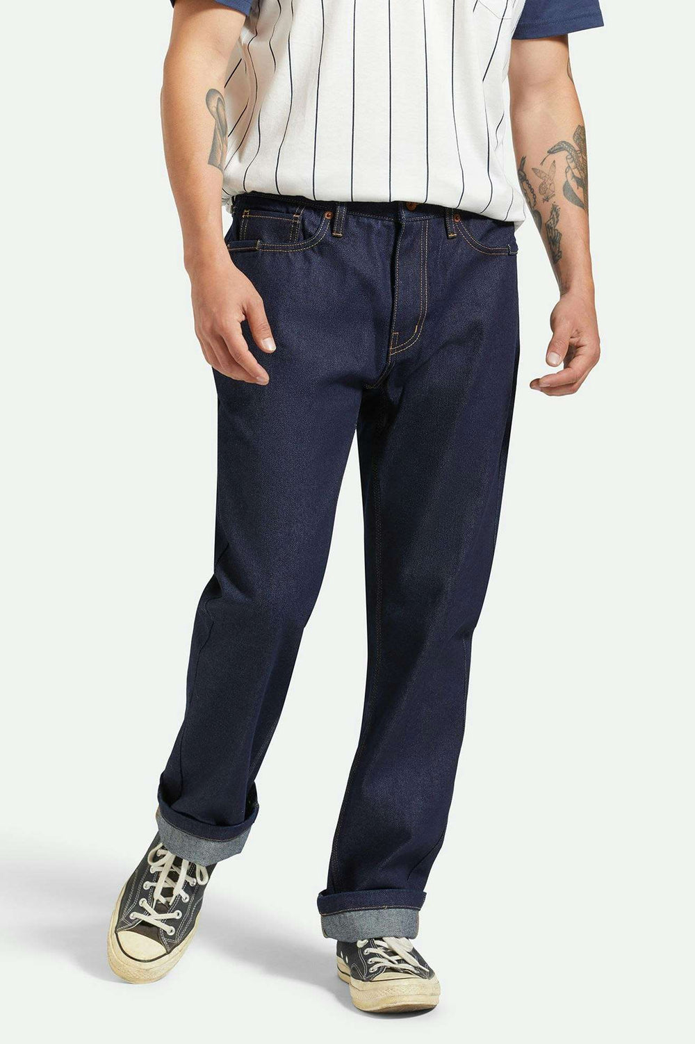 BUILDERS 5-POCKET DENIM STRETCH PANT