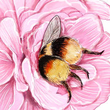 Load image into Gallery viewer, Flower Bees - Cute Valentines Day Card
