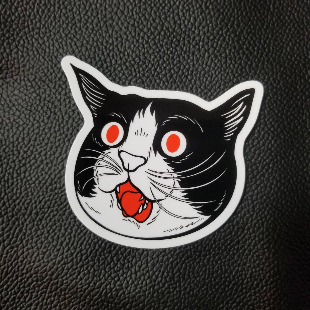 Sticker: Red Eye Special Cat, 3