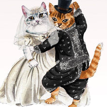 Load image into Gallery viewer, Cat Wedding Dance - Funny Wedding Card
