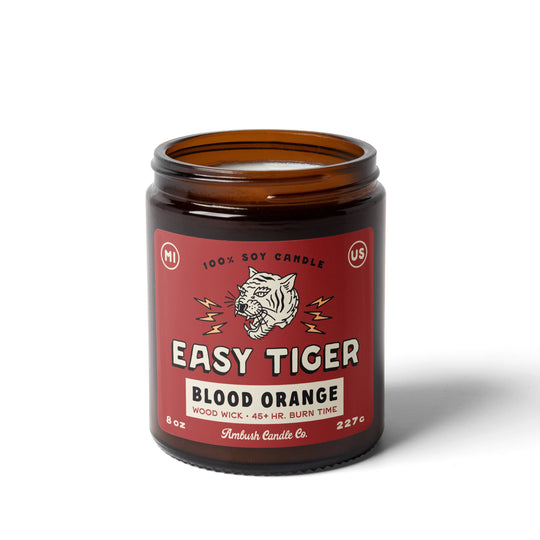 Easy Tiger | Blood Orange 8oz Soy Candle