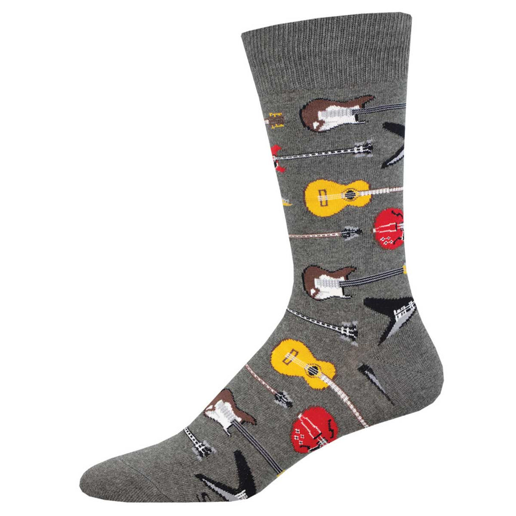 GUITAR RIFF - Graphic Cotton Socks - Men's Size