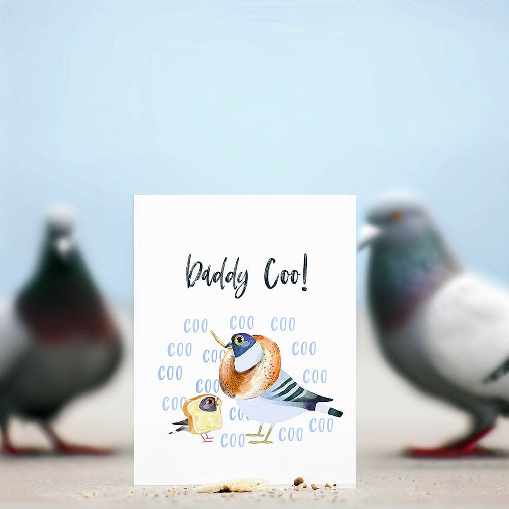 Pigeon Coo Dad - Fathers Day Card
