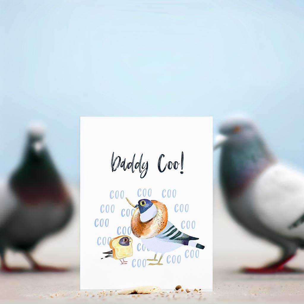 Pigeon Coo Dad - Fathers Day Card