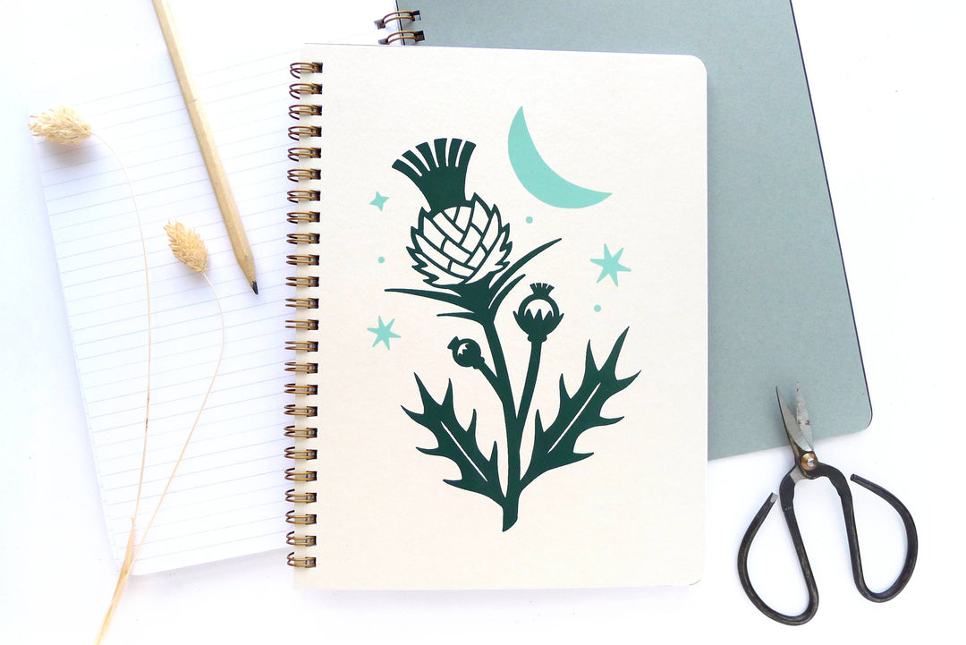 Thistle Coil Notebook, LG