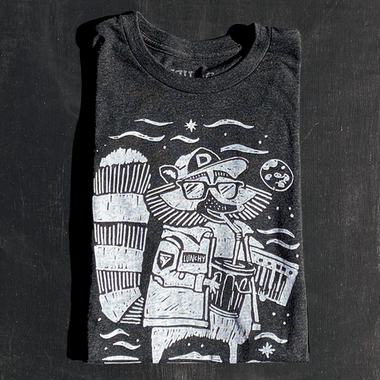 Lunchy the Raccoon - Unisex tee