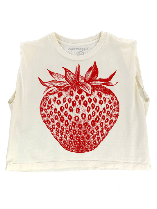 Strawberry Maisie Heavyweight Muscle Tee