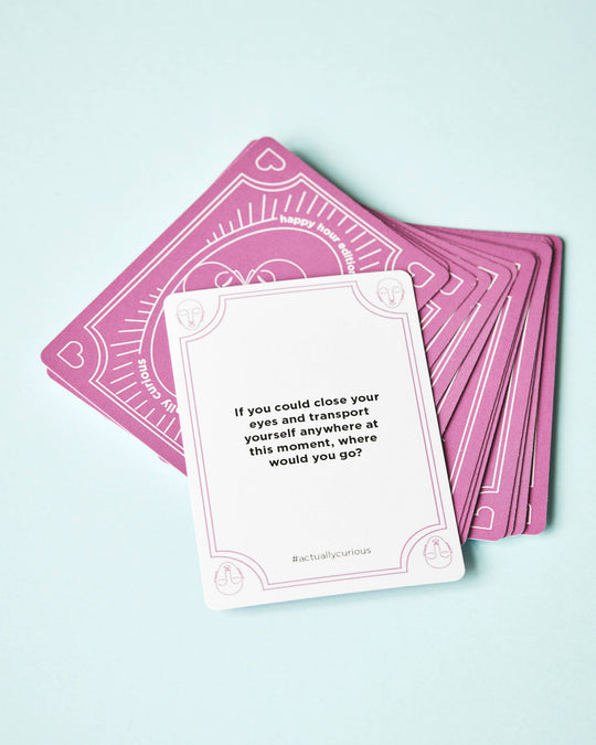 Actually Curious: Happy Hour - Light Conversation Cards