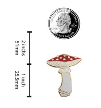 Load image into Gallery viewer, Mushroom Pin - Amanita Muscaria Enamel lapel Pin Shroom Pins
