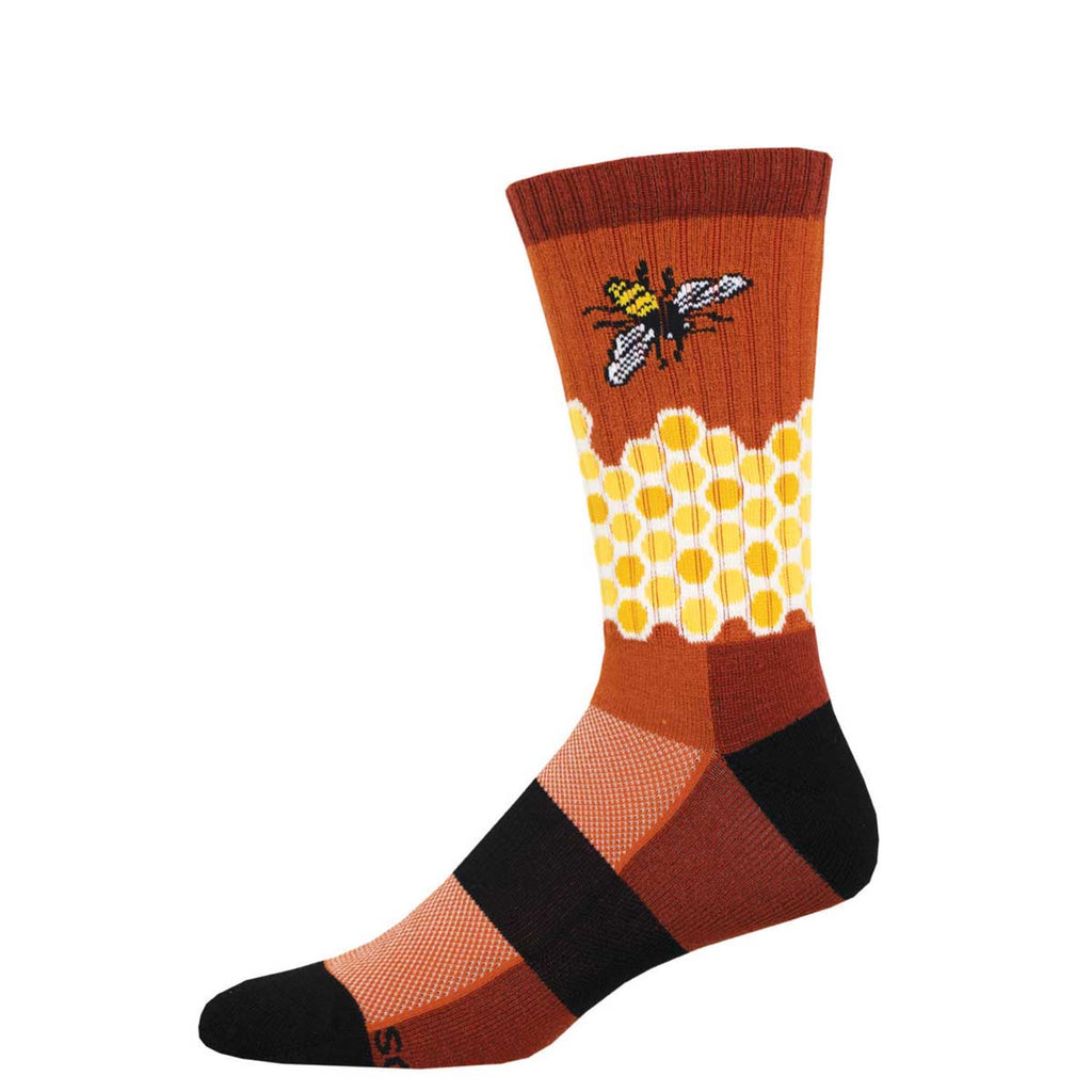 Home Sweet Honeycomb Merino Wool Men's Socks