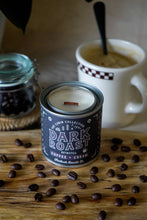 Load image into Gallery viewer, Dark Roast | Coffee + Cream 8oz Soy Candle
