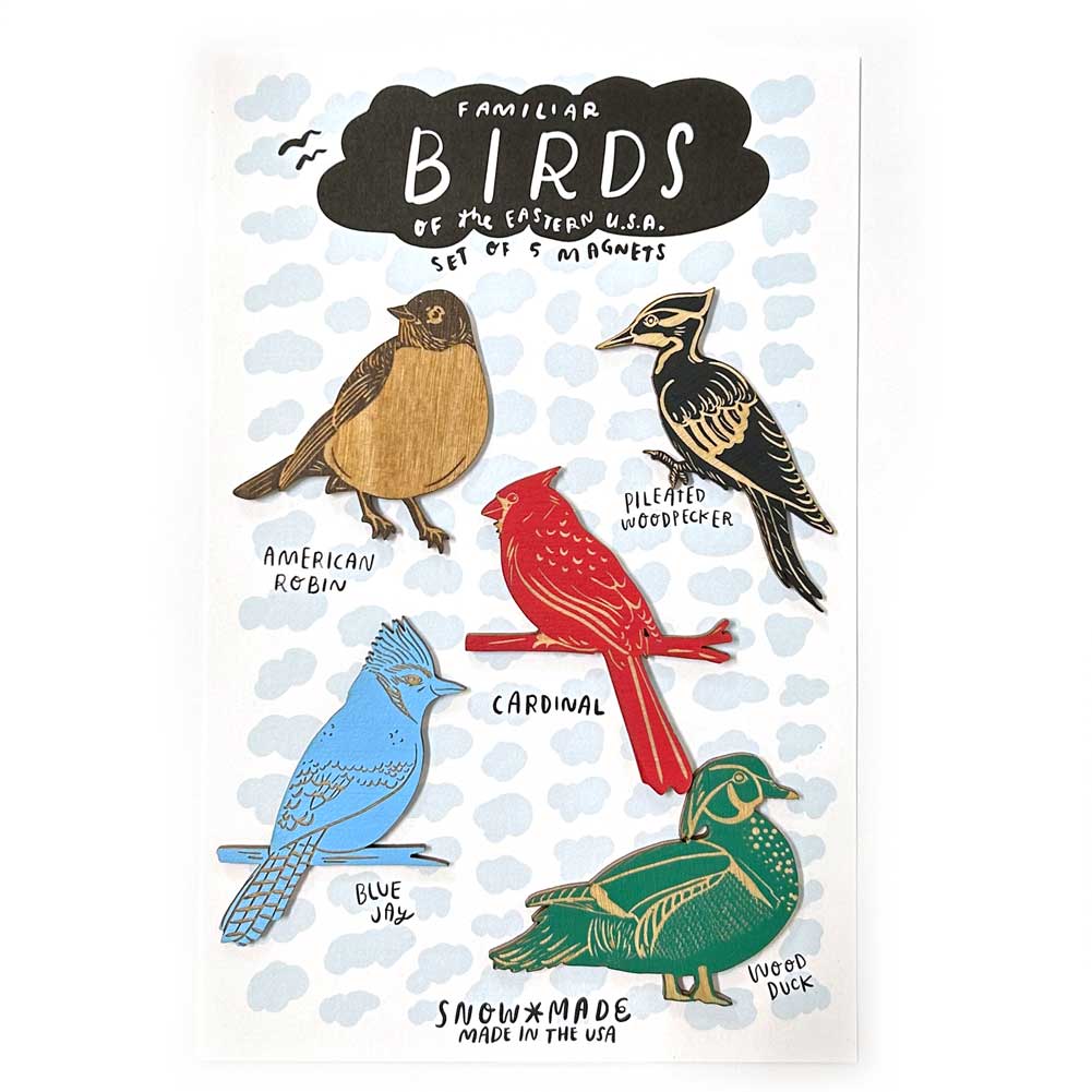 Eastern Birds - Set of 5 Magnets