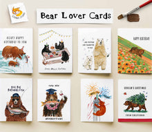 Load image into Gallery viewer, Camping Tent Bear - Funny Birthday Card
