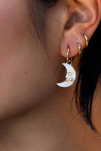 Load image into Gallery viewer, Celestial Hoops - 18K Gold Plated
