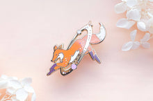 Load image into Gallery viewer, Cosmic Fox Enamel Pin

