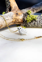 Load image into Gallery viewer, Tiny Snow Owl Necklace
