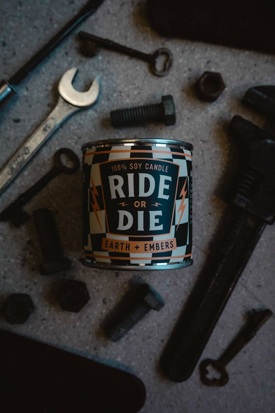 Ride Or Die | Earth &amp; Embers 8oz Soy Candle