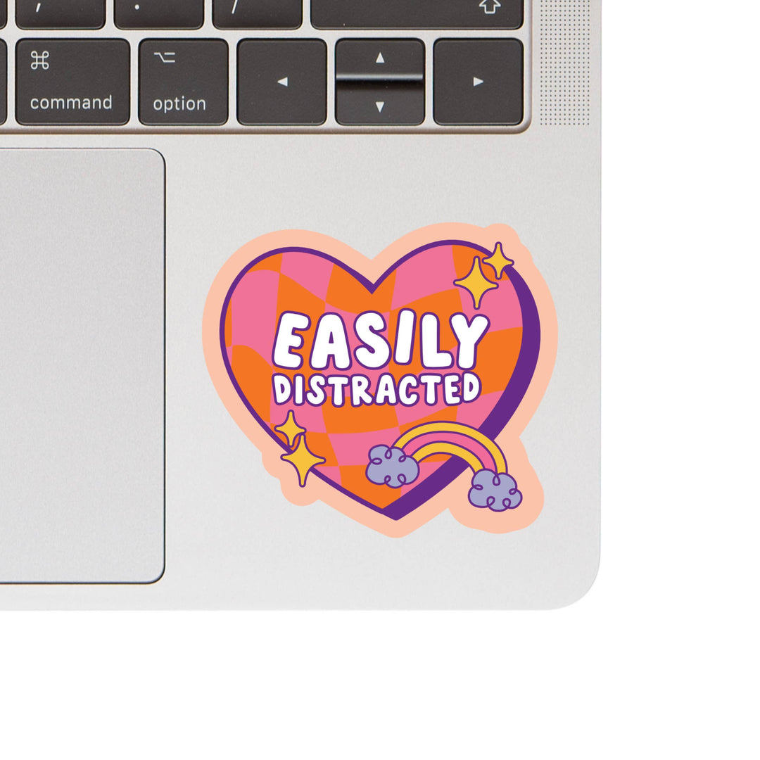 Distracted Mental Health ADHD High Quality Vinyl Sticker