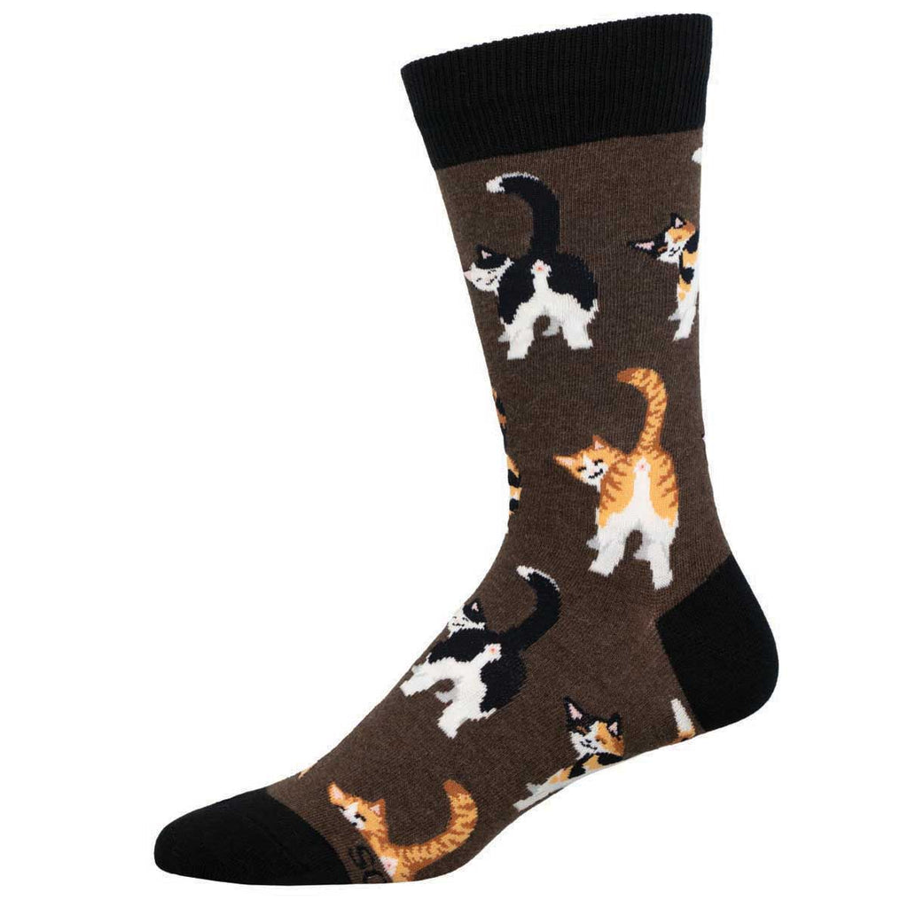 Cat Butts Mens Size Socks