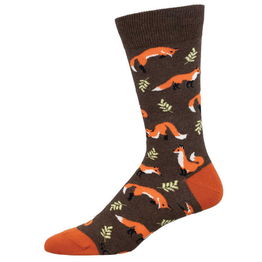 Fleet As a Fox - Graphic Cotton Socks - Men's Size