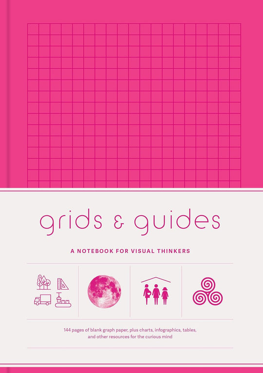 Grids &amp; Guides (Pink): A Notebook for Visual Thinkers