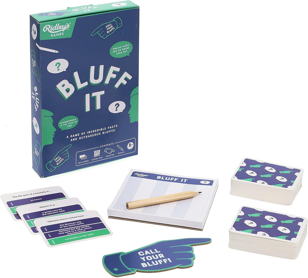 Bluff It Trivia Game Card Game