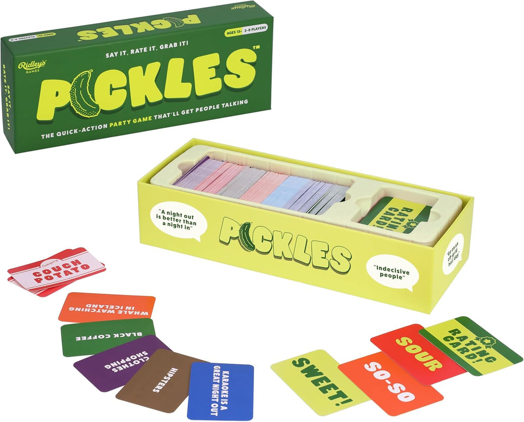 Pickles | The Quick Action Rating Game