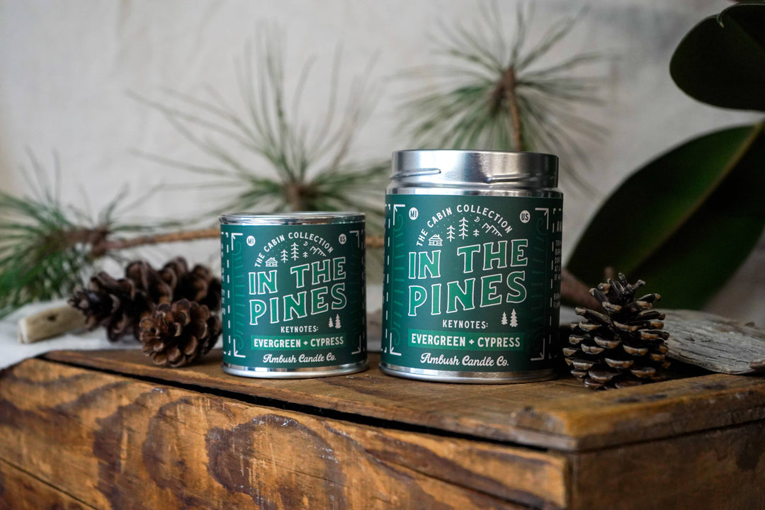 In The Pines | Evergreen + Cypress 8oz Soy Candle