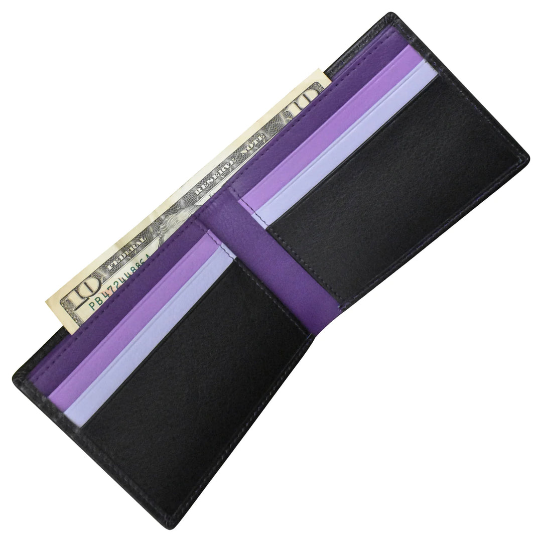 Multi Color Bi-Fold Wallet