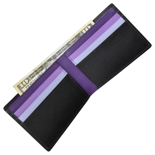 Multi Color Bi-Fold Wallet