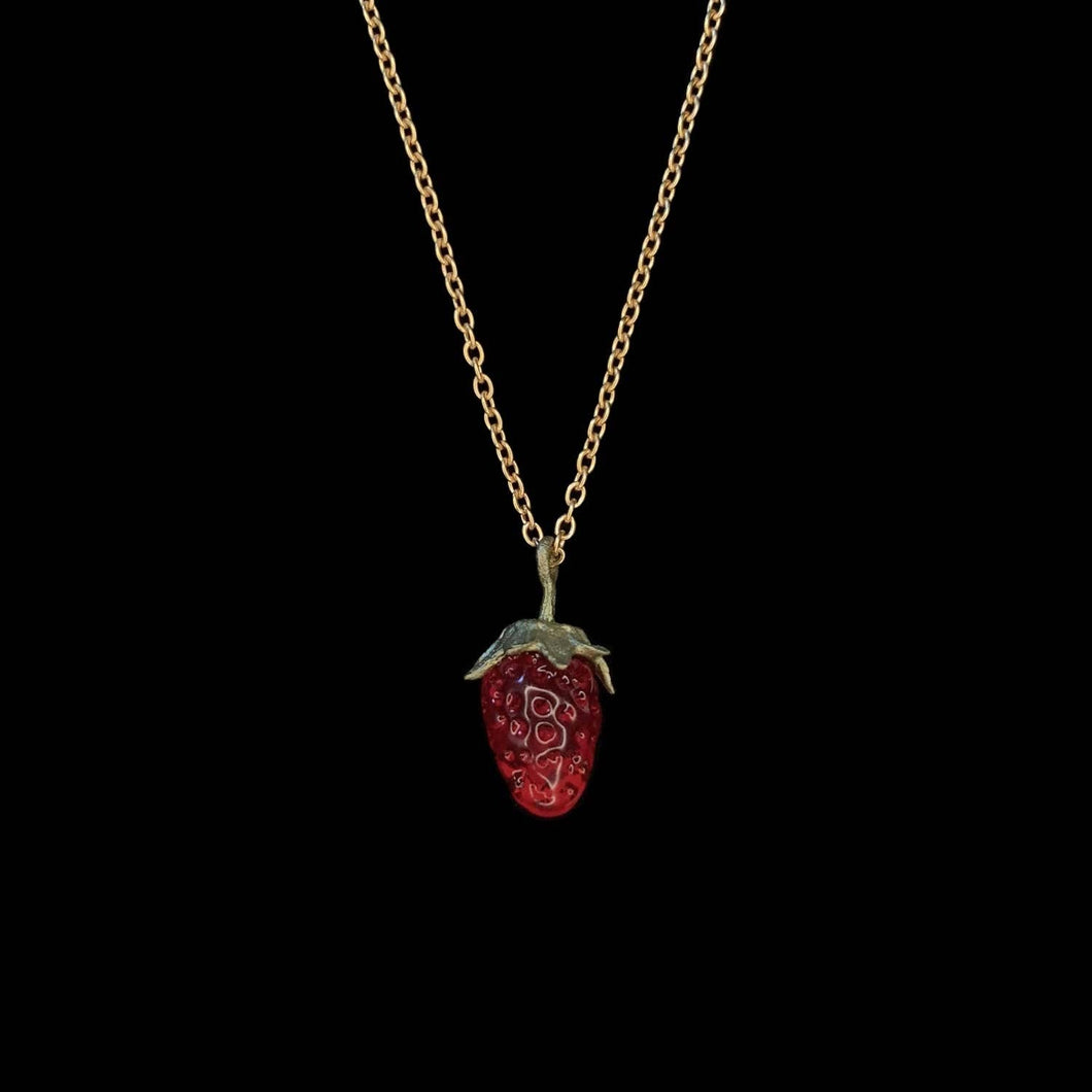 Strawberry Dainty Pendant - 16