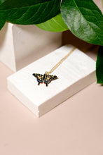 Load image into Gallery viewer, Tiny Flutter Yellow Necklace
