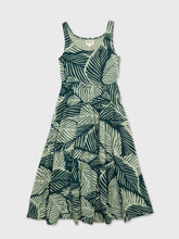 Load image into Gallery viewer, Tropics Organic Midi Fit + Flare Dress
