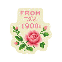 Load image into Gallery viewer, Funny Clever 1900 Cross Stitch High Quality Vinyl Sticker
