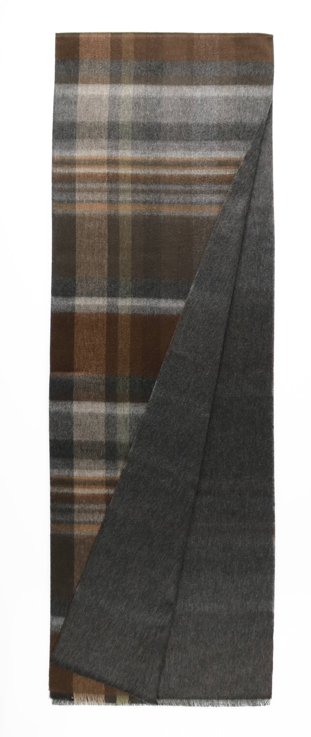 Multi Plaid/ Solid Reversible