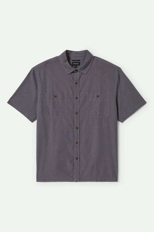Cru Micro Plaid Relaxed Shirt