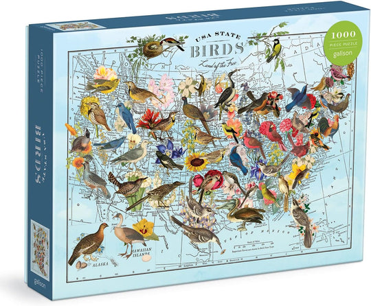 State Birds 1000 Piece Jigsaw Puzzle