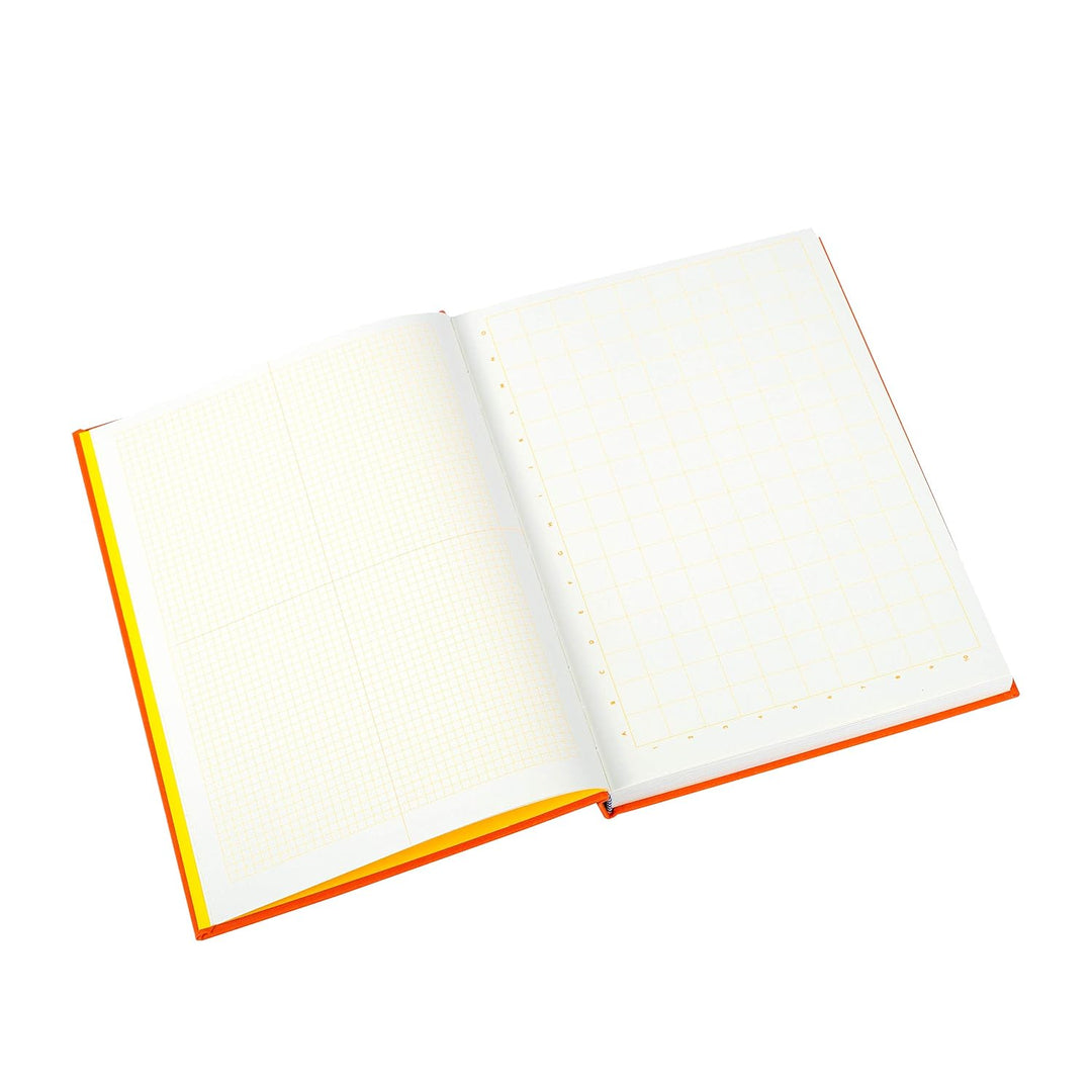 Grids &amp; Guides (Orange) Notebook: A Notebook for Visual Thinkers